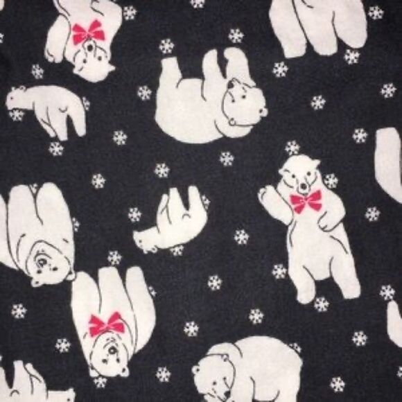 Victoria’s Secret Dreamer Flannel Palas Bear pajama jacket top ONLY - Picture 6 of 10